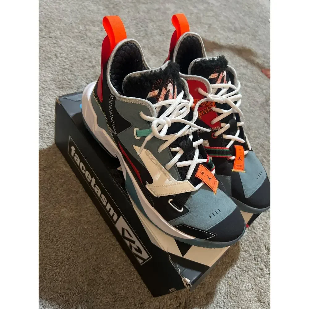 Size 10 - Air Jordan FACETASM x Jordan Why Not Zer0.4 Premium PF Smokey Blue